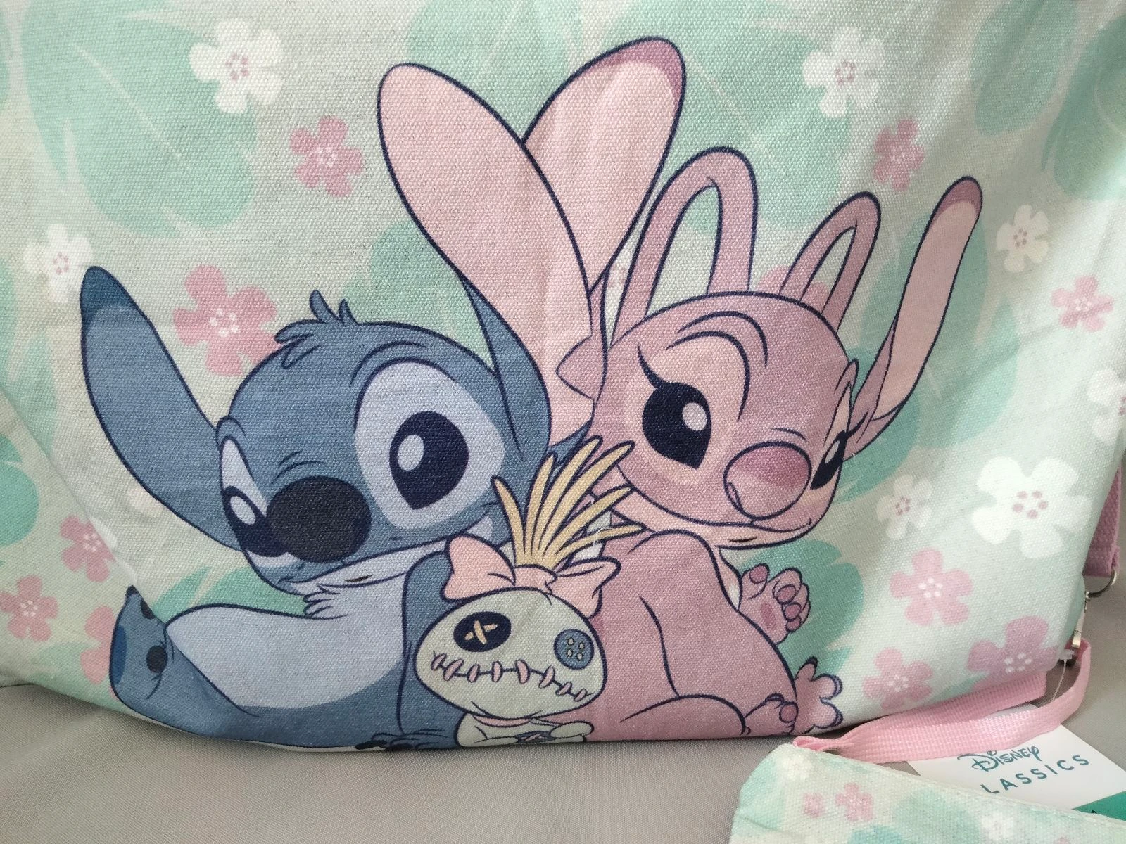 Bolso de playa Stitch, Angel & Souillon | Disney | Nuevo | Crema multicolor – photo 2